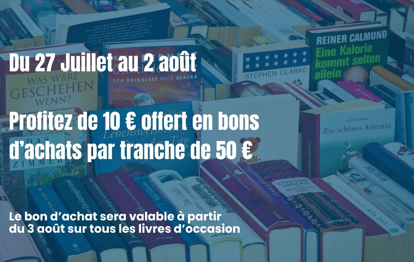 Profitez de notre offre pour sélectionner vos prochaines lectures ! 